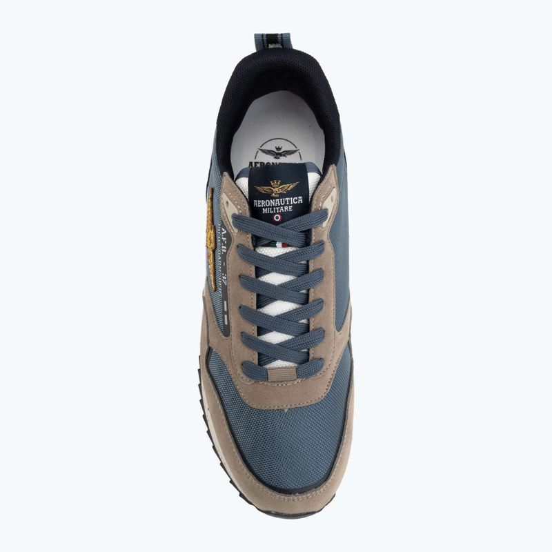 Кросівки чоловічі Aeronautica Militare SC0288UCT03545 multicolor jeans/sabbia 5