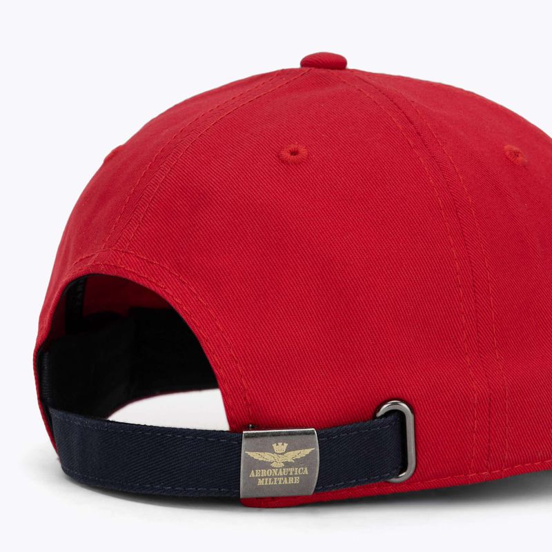 Кепка чоловіча Aeronautica Militare HA1246UCT02 tango red/cream white 4
