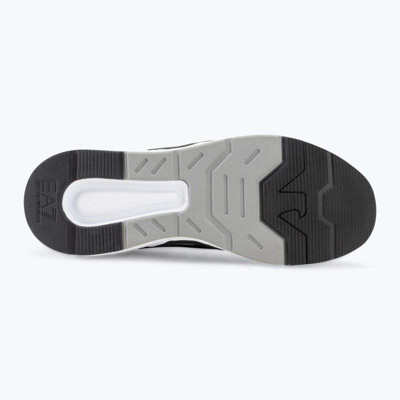 EA7 Emporio Armani Ace Runner Mesh чорні/сріблясті кросівки 4
