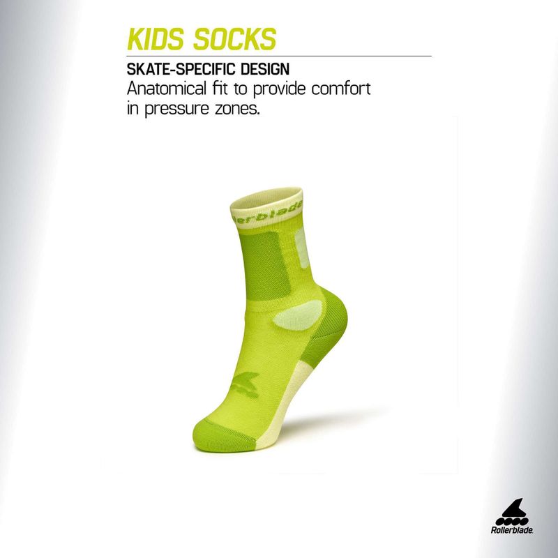 Шкарпетки дитячі Rollerblade Kids green 2