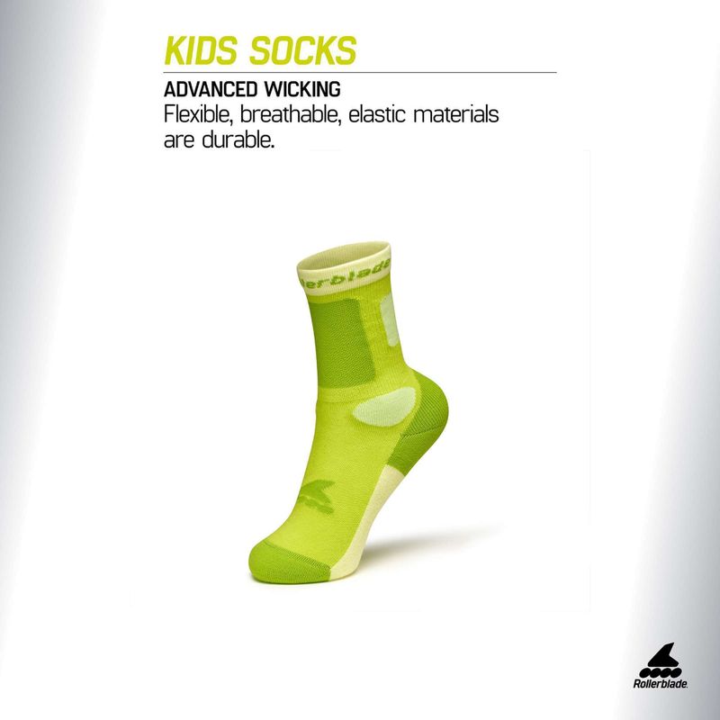 Шкарпетки дитячі Rollerblade Kids green 3