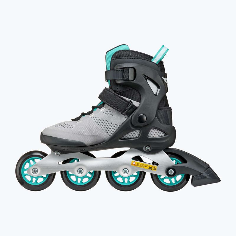 Роликові ковзани жіночі Rollerblade Macroblade 80 W grey/teal blue 2