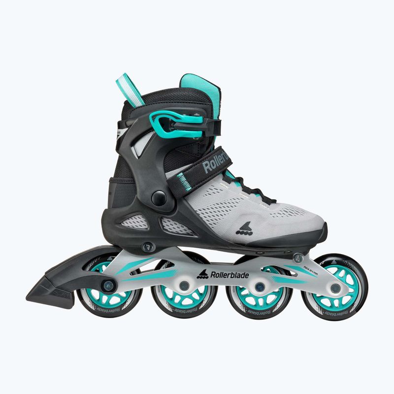 Роликові ковзани жіночі Rollerblade Macroblade 80 W grey/teal blue 3
