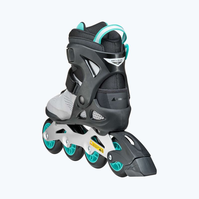 Роликові ковзани жіночі Rollerblade Macroblade 80 W grey/teal blue 5