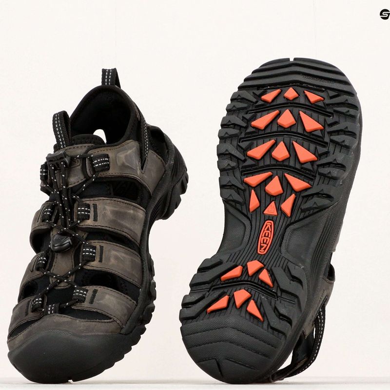 Чоловічі сандалі KEEN Targhee III сірий / чорний 10