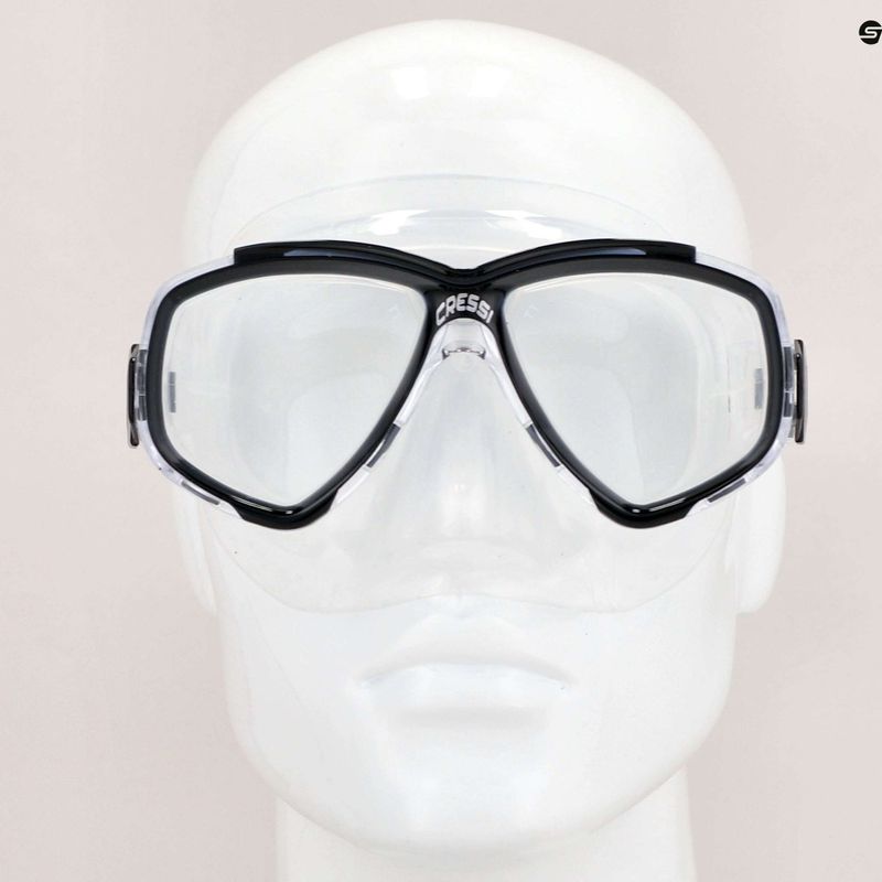 Маска для дайвінгу Cressi Perla clear/black 3