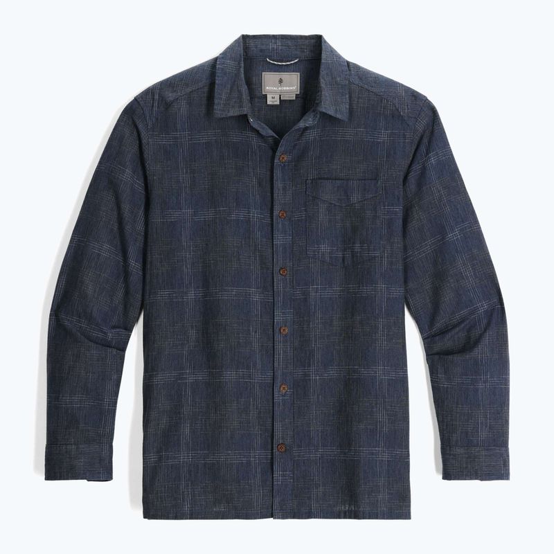 Сорочка чоловіча Royal Robbins Hempline Spaced collins blue 4