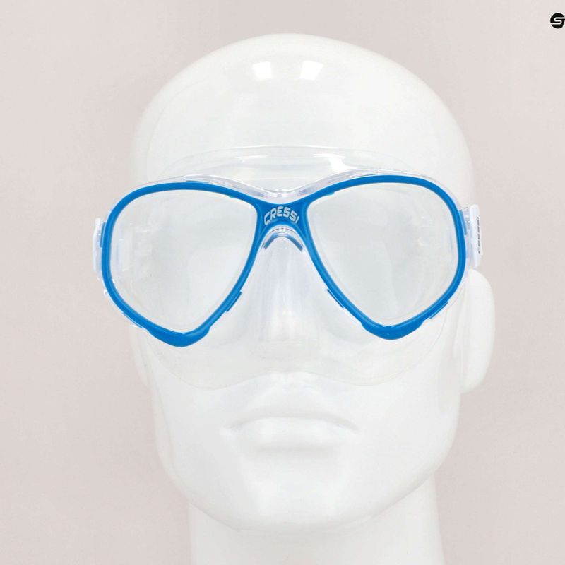 Маска для дайвінгу дитяча Cressi Perla clear/blue 7