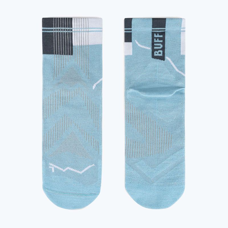 Шкарпетки BUFF CoolNet Quarter dusty blue 2