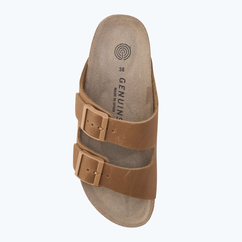 Шльопанці жіночі Genuins Hawaii Oiled Leather clay 5