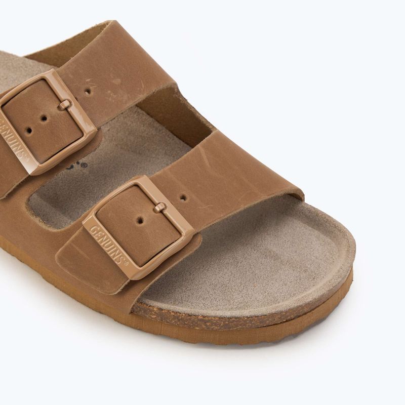 Шльопанці жіночі Genuins Hawaii Oiled Leather clay 7