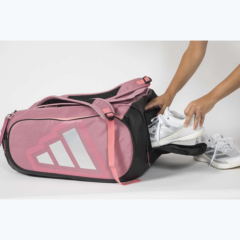 Сумка для паделю adidas Pro Tour Racket Bag 2026 70 л pink/black 7