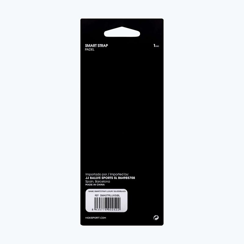 Ремінець на запястя NOX Luxury Smartstrap silver/black 2