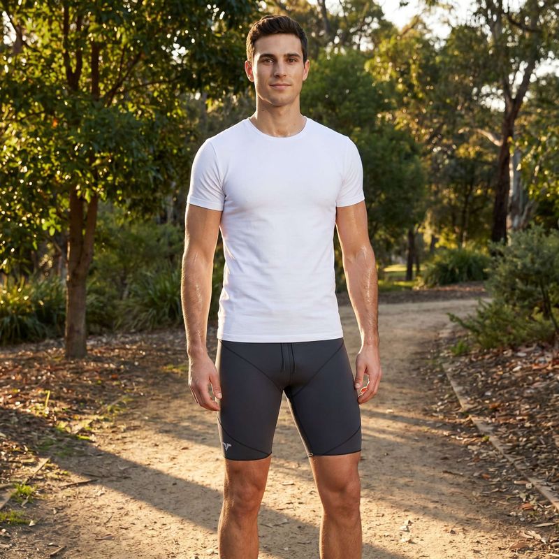 Шорти для бігу чоловічі Joma R-Trail Nature Short Tights сірі 103163 8