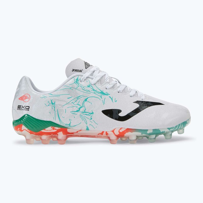 Кросівки футбольні чоловічі Supercopa AG white/turquoise 2