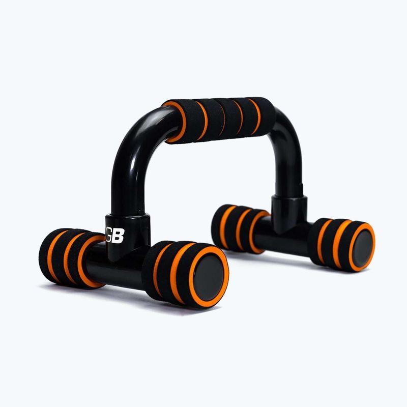 Ручки для віджимань GymBeam black/orange 2