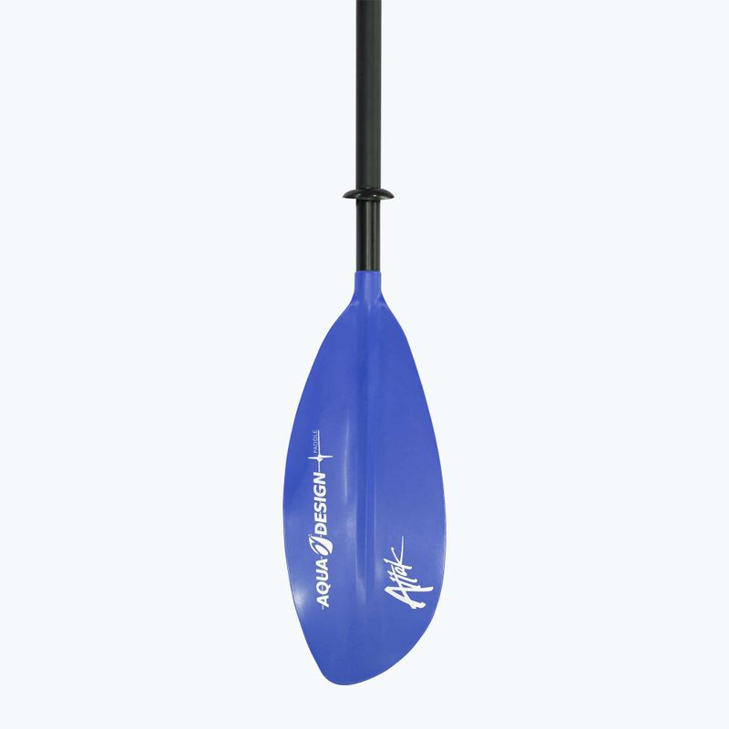 Весло для байдарки 4-компонентне AQUADESIGN K1 Attak 4 blue 2