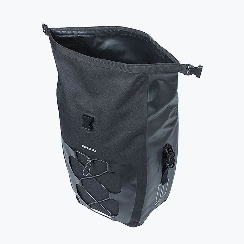 Сумка велосипедна Basil Navigator Waterproof Single Bag MIK Hooks 25-31 л black 4