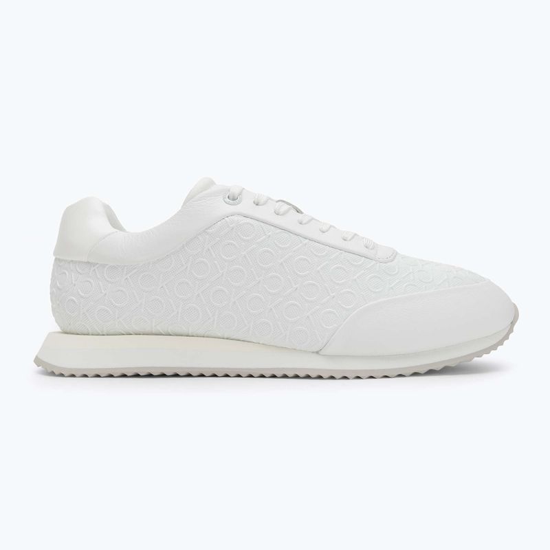 Кросівки жіночі Calvin Klein HW0HW02574 Runner Lace Up Mono Pu Triple Bright White 2