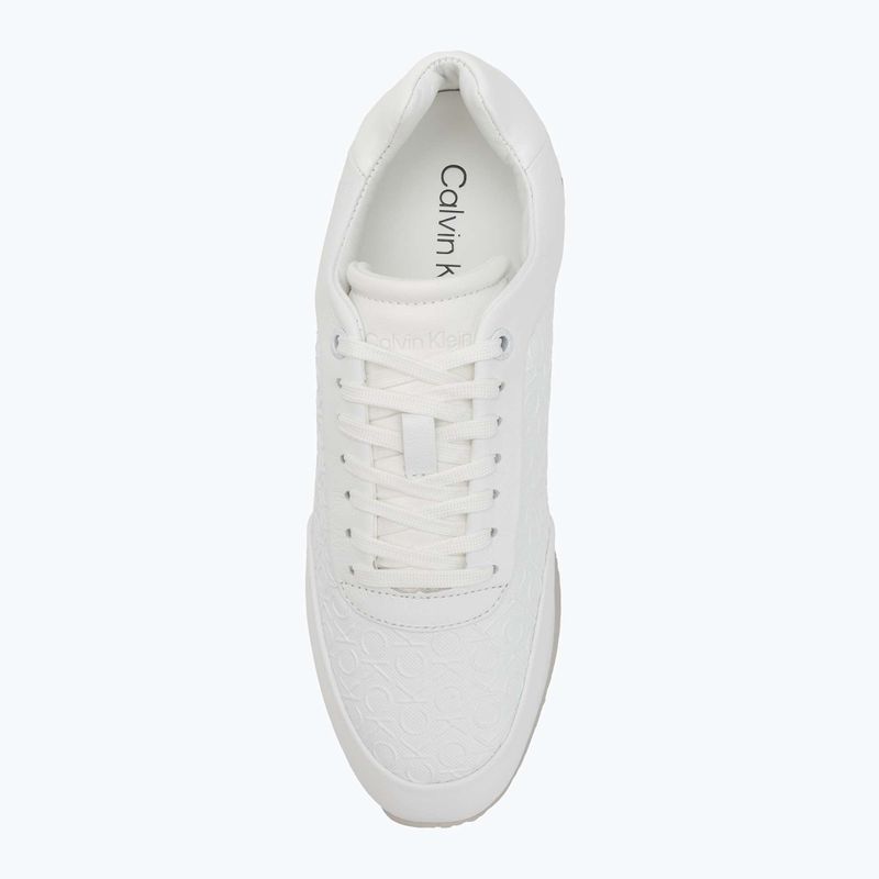 Кросівки жіночі Calvin Klein HW0HW02574 Runner Lace Up Mono Pu Triple Bright White 5