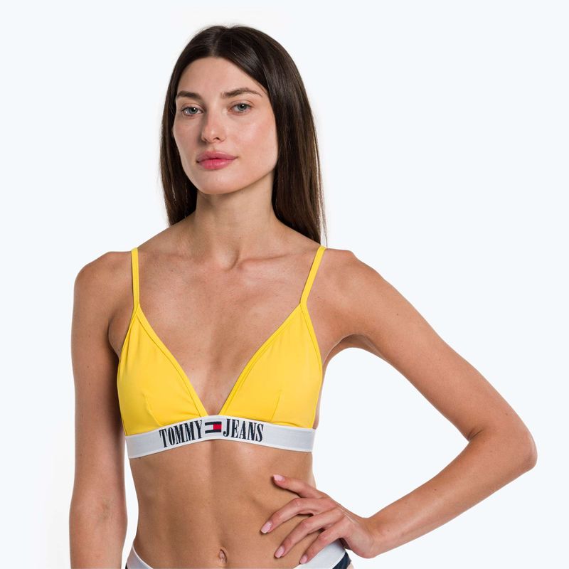 Купальник суцільний жіночий Tommy Hilfiger Triangle Rp yellow 4