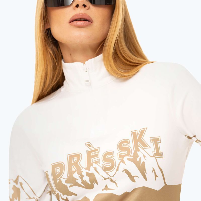 Кофта гірськолижна жіноча Nikkie Nantes Apres Ski Pully hummus 2