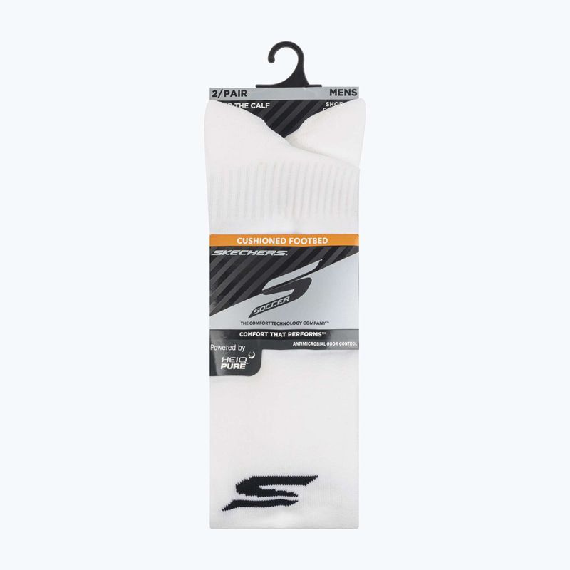 Шкарпетки чоловічі SKECHERS 1/2 Terry Over The Knee 2 пари white traditional 6