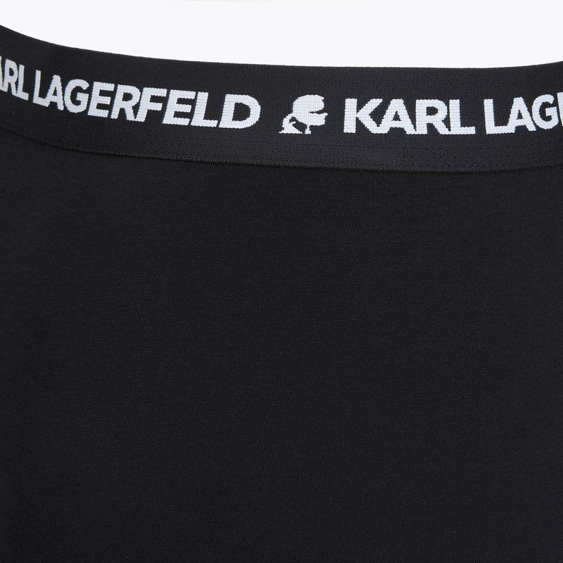 Труси чоловічі KARL LAGERFELD Logo Trunk 3 пари black 4