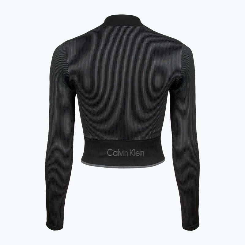 Жіночий світшот Calvin Klein 00GWS4J406 безшовний чорний 2