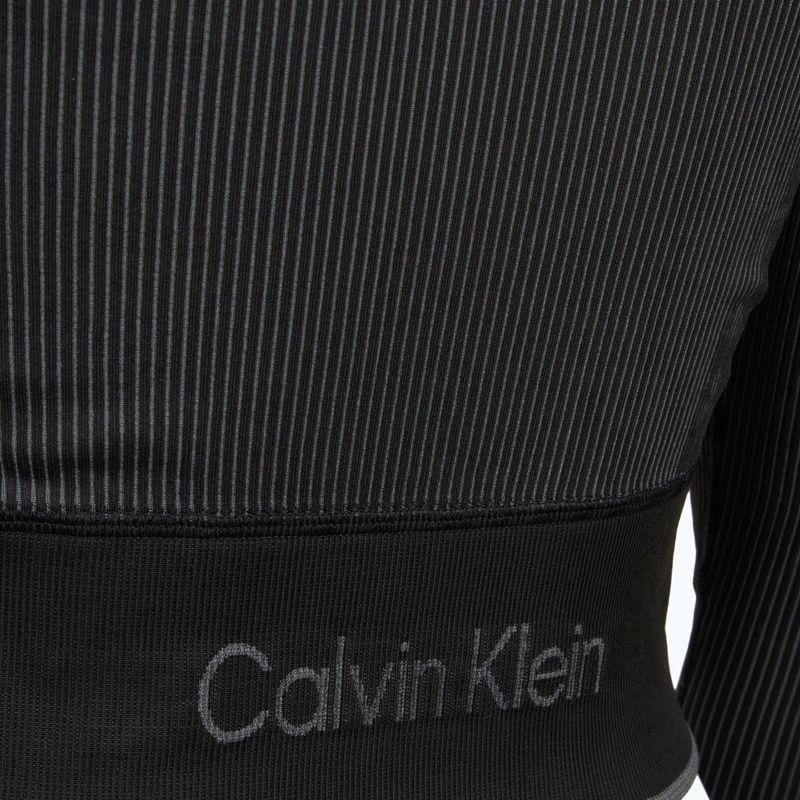 Жіночий світшот Calvin Klein 00GWS4J406 безшовний чорний 4