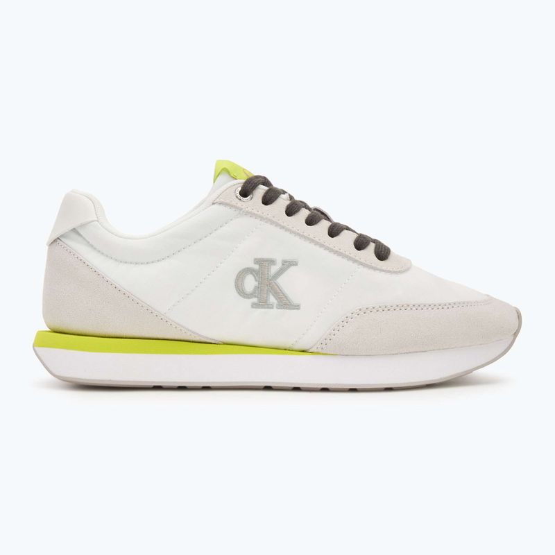 Кросівки жіночі Calvin Klein YW0YW01990 Retro Runner Lace Up Nylon MG white/evening primrose/lily white 2