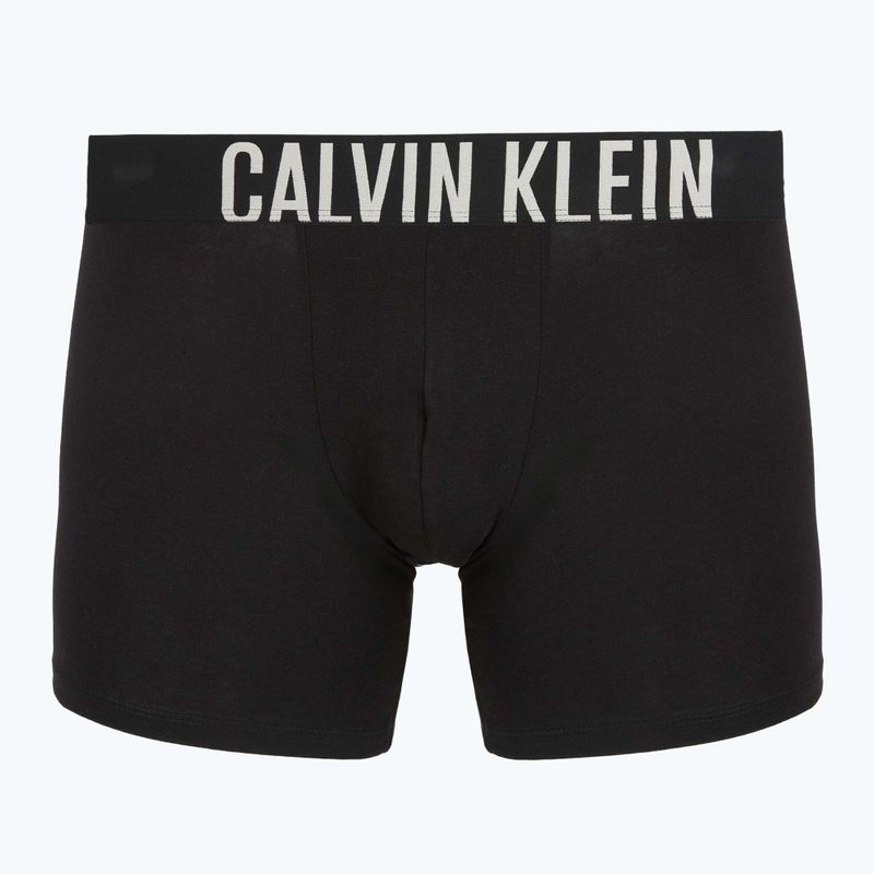 Труси Calvin Klein 000NB3609A Boxer Brief 3 пари black w/oatmeal logo/black w/age 2