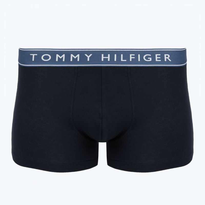 Труси Tommy Hilfiger Trunk WB 3 пари purple pink/antique silverer/aegean sea 5