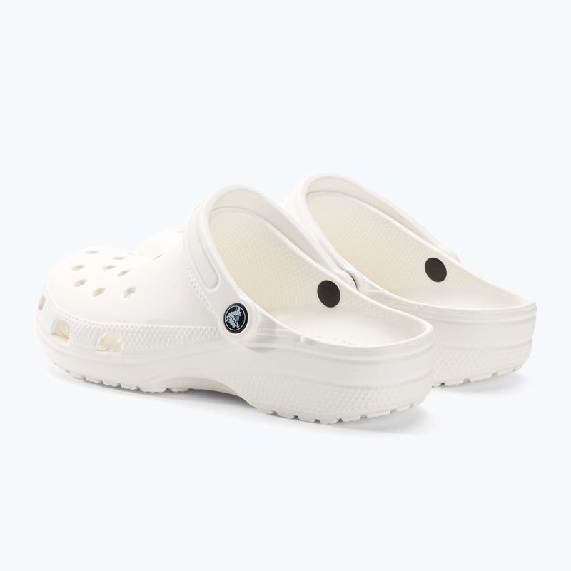 Чоловічі шльопанці Crocs Classic білі 4