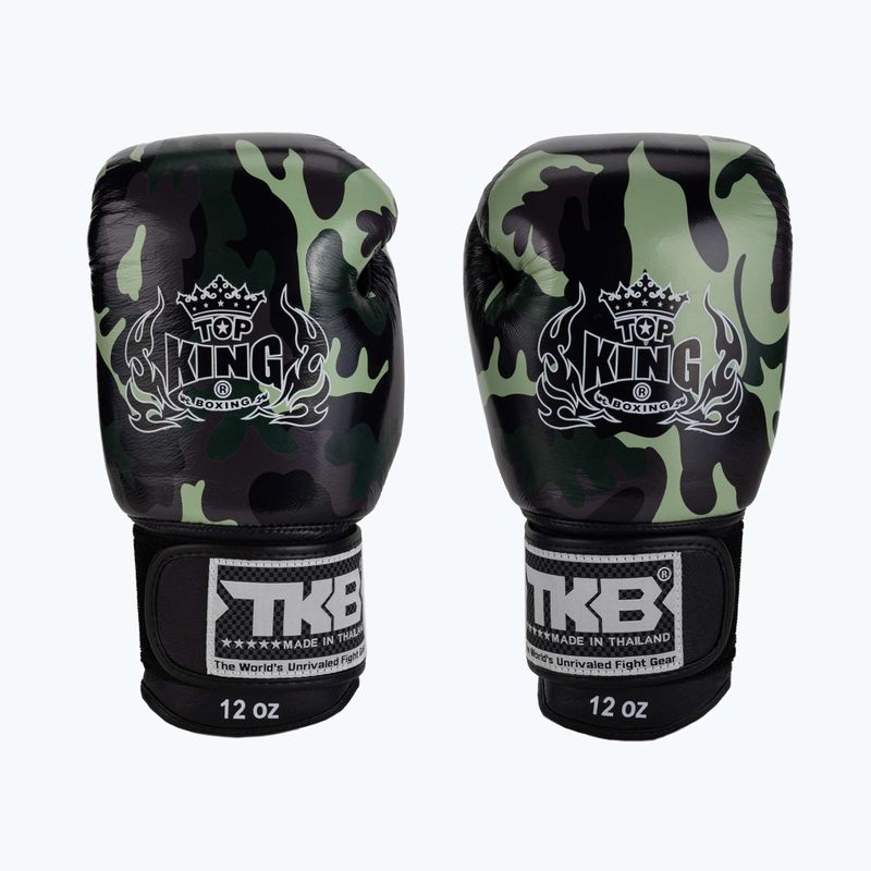 Рукавиці воксерські Top King Muay Thai Empower зелені TKBGEM-03A-GN 2