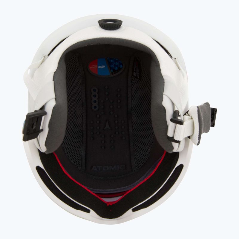 Шолом гірськолижний Atomic Revent GT Amid Visor HD white heather/red hd 5