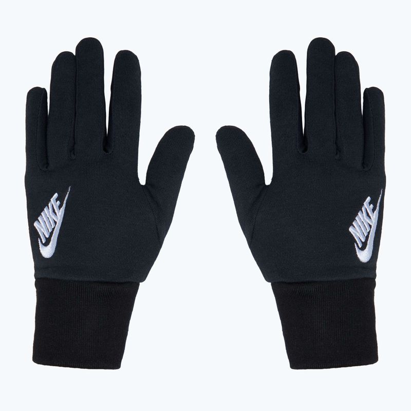 Рукавички для бігу жіночі Nike Club Fleece black/white