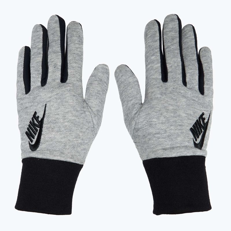 Рукавички для бігу жіночі Nike Club Fleece grey heather/black/black 2