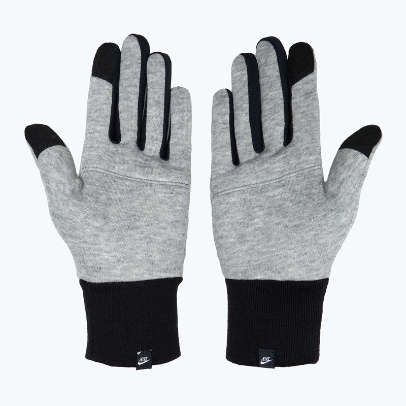 Рукавички для бігу жіночі Nike Club Fleece grey heather/black/black 3