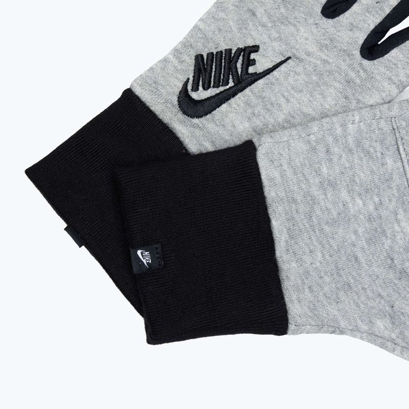 Рукавички для бігу жіночі Nike Club Fleece grey heather/black/black 5