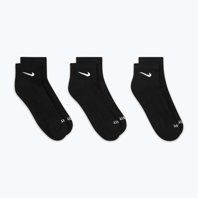 Шкарпетки Nike Everyday Plus Cushioned Ankle 3 пари black/white 4