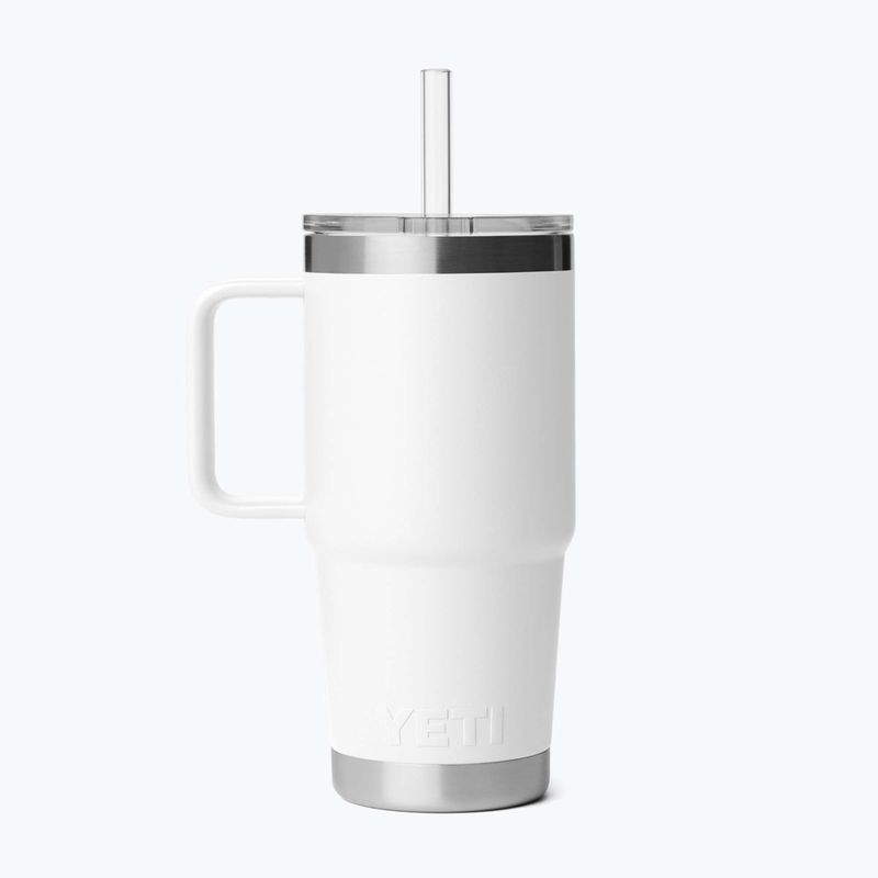 Термокружка YETI Rambler Straw 739 ml white 2