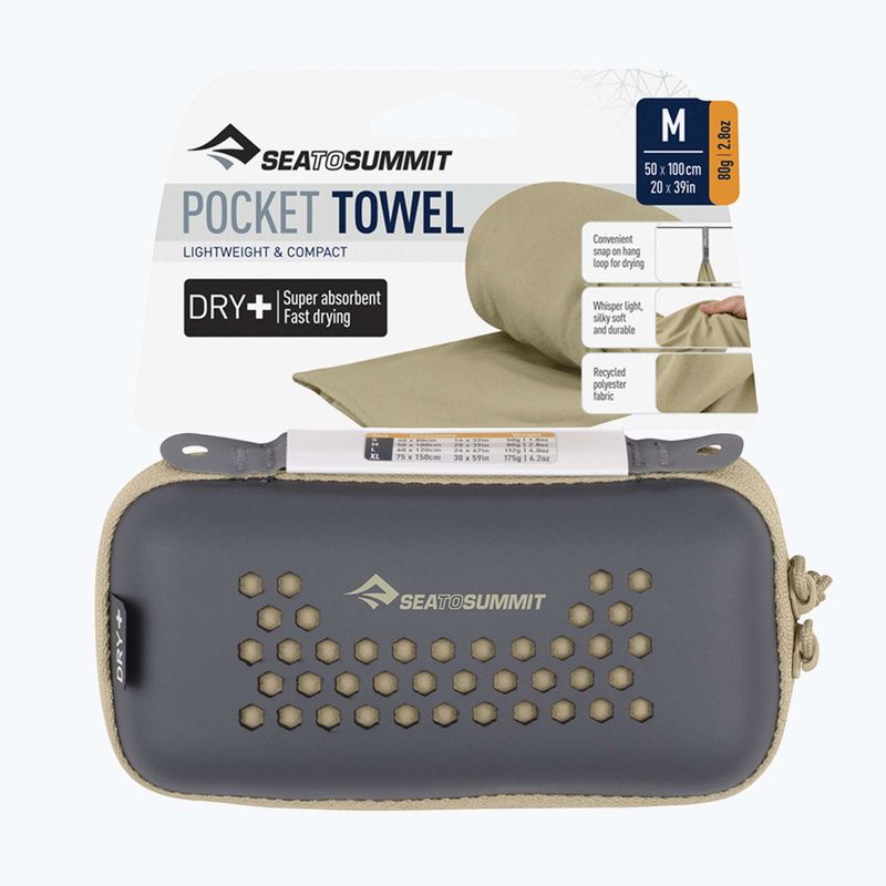 Рушник швидковисихаючий Sea to Summit Pocket Towel beluga 5