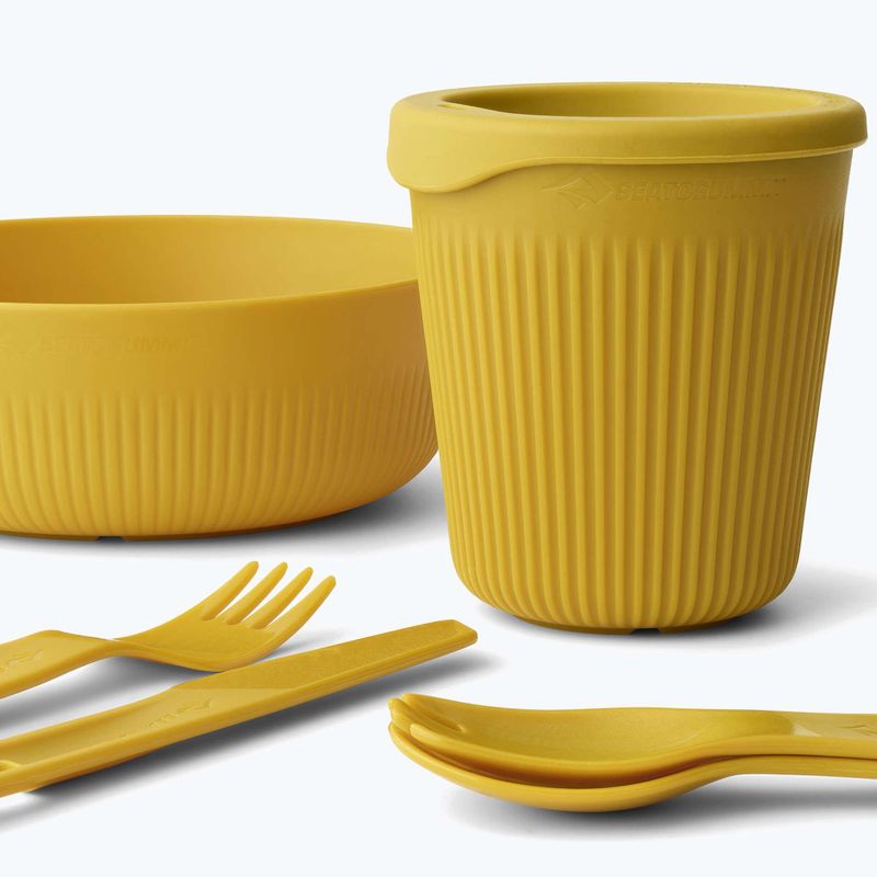 Набір посуду туристичного Sea to Summit Поясsage Dinnerware arrowwood yellow 3