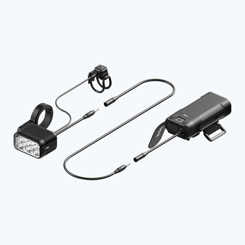 Ліхтарик велосипедний передній Knog Blinder X 1800 + акумулятор 10000mAh чорний 2