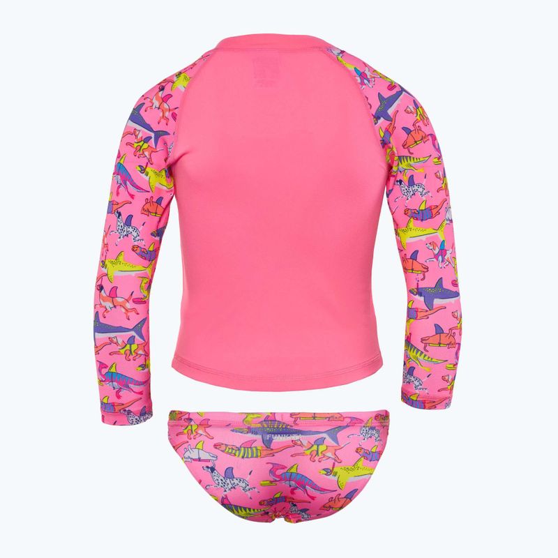 Кофта + Труси для плавання дитячі Funkita Zippy Rashie & Brief learner lane 2