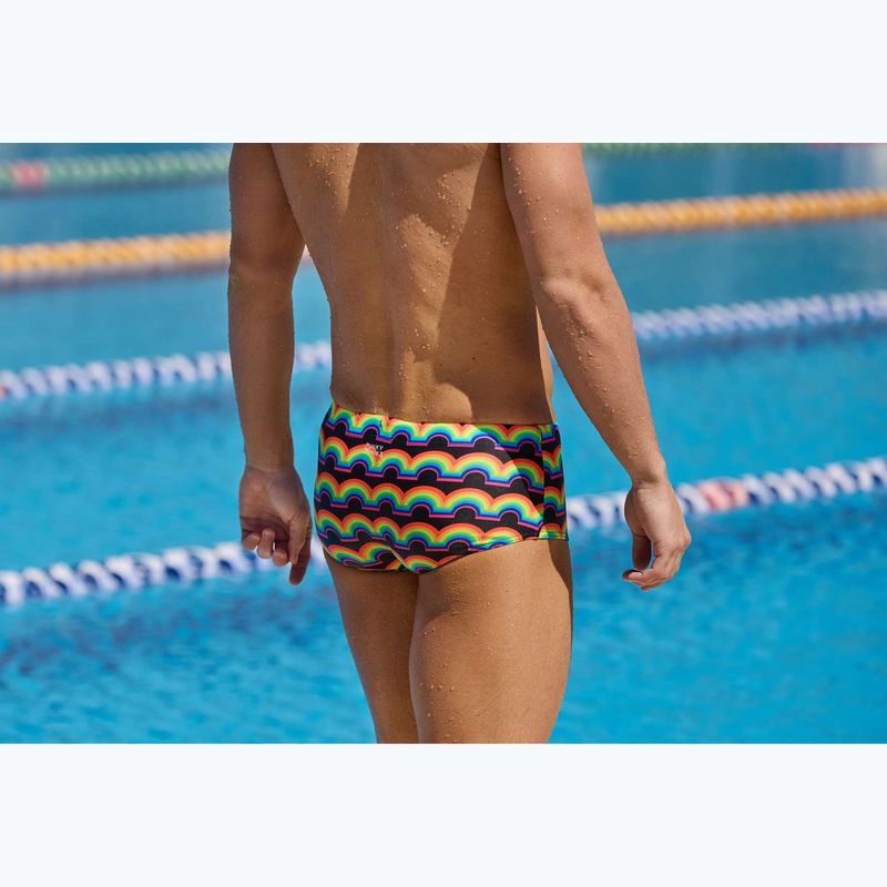 Плавки чоловічі Funky Trunks Sidewinder Trunks rainbowie 6