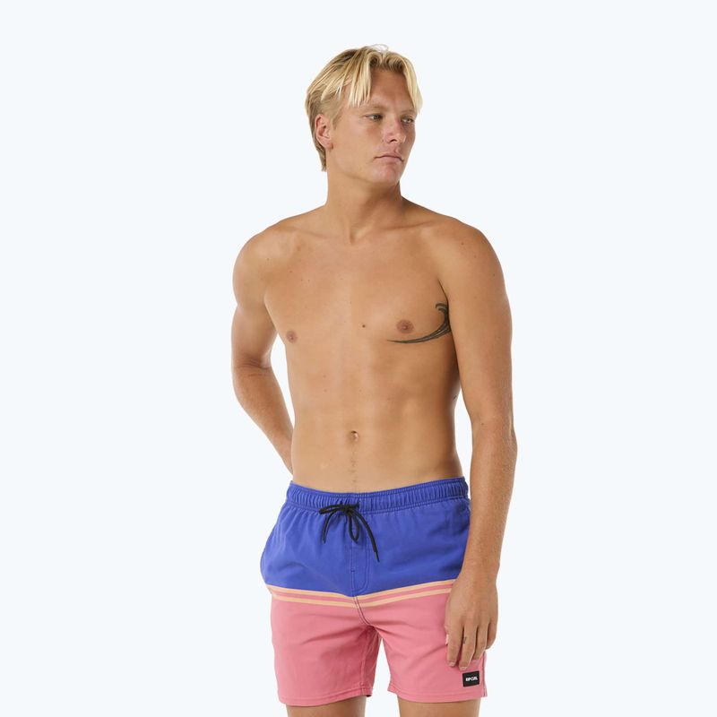 Шорти для плавання чоловічі Rip Curl Combine Volley wild berry 4