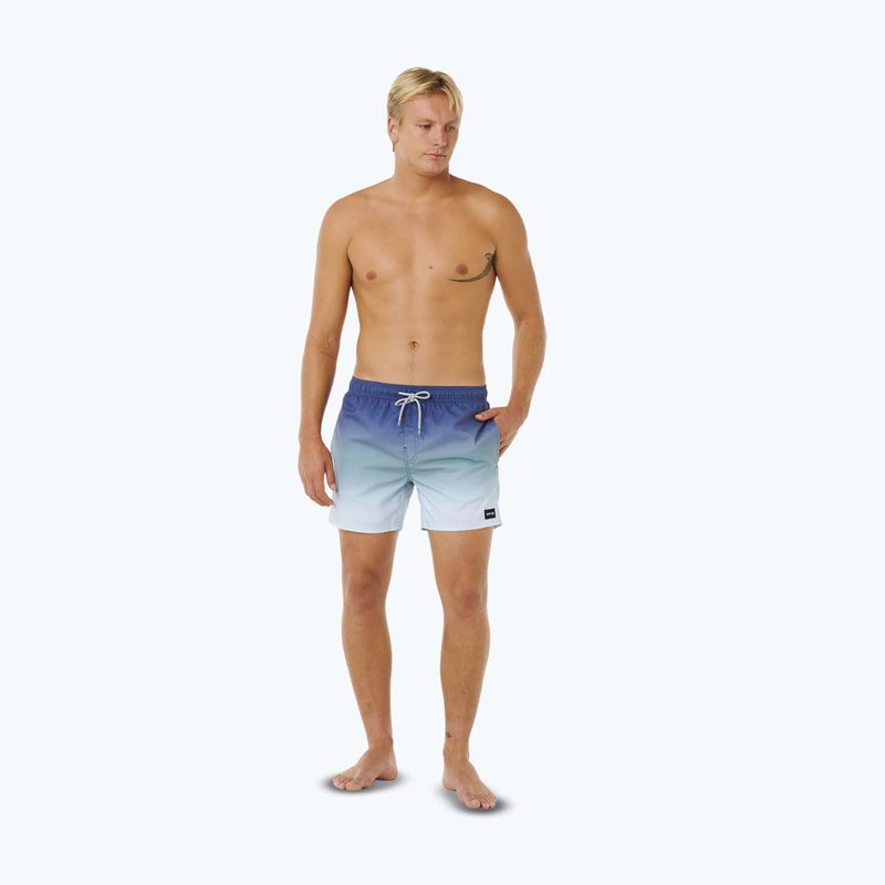 Шорти для плавання чоловічі Rip Curl Offset Fade Volley light navy 2