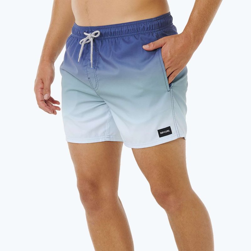 Шорти для плавання чоловічі Rip Curl Offset Fade Volley light navy 4